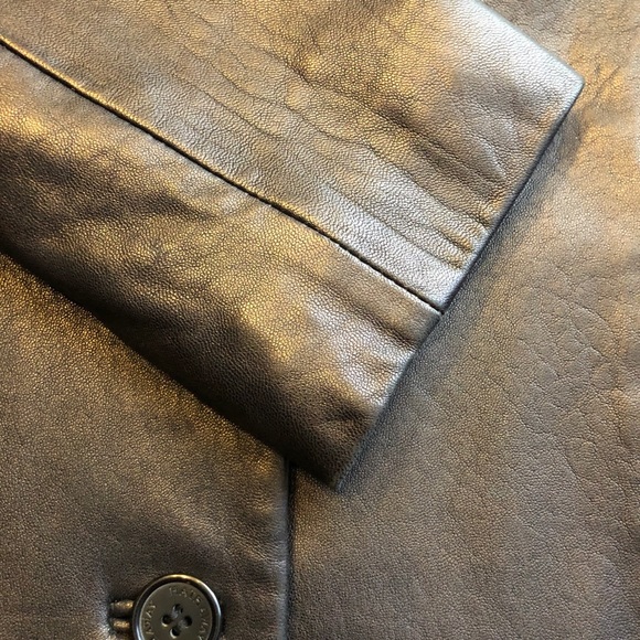 Black leather jacket - Picture 2 of 5